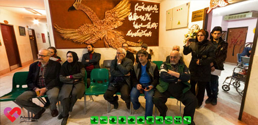 بازدید هنرمندان سینمای کشور از موسسه خیریه همدم فتح المبین